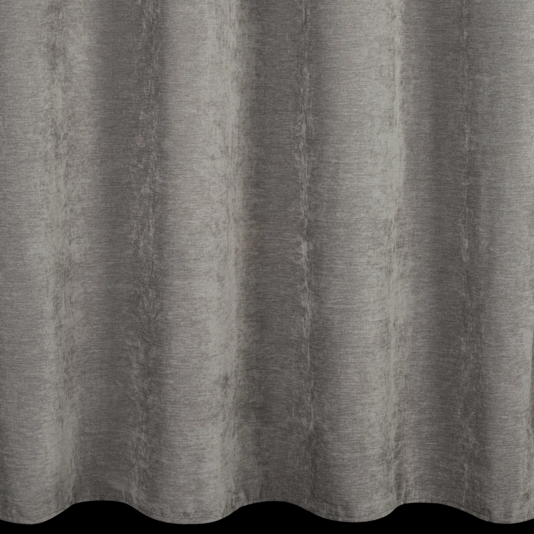 Záves 140x250 cm ženilkový sivý na kovové krúžky VANI