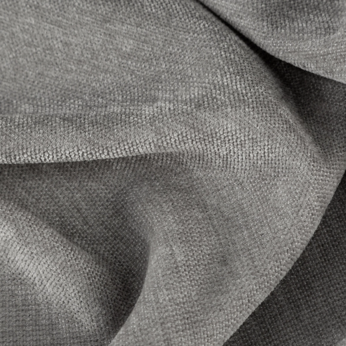 Záves 140x250 cm ženilkový sivý na kovové krúžky VANI