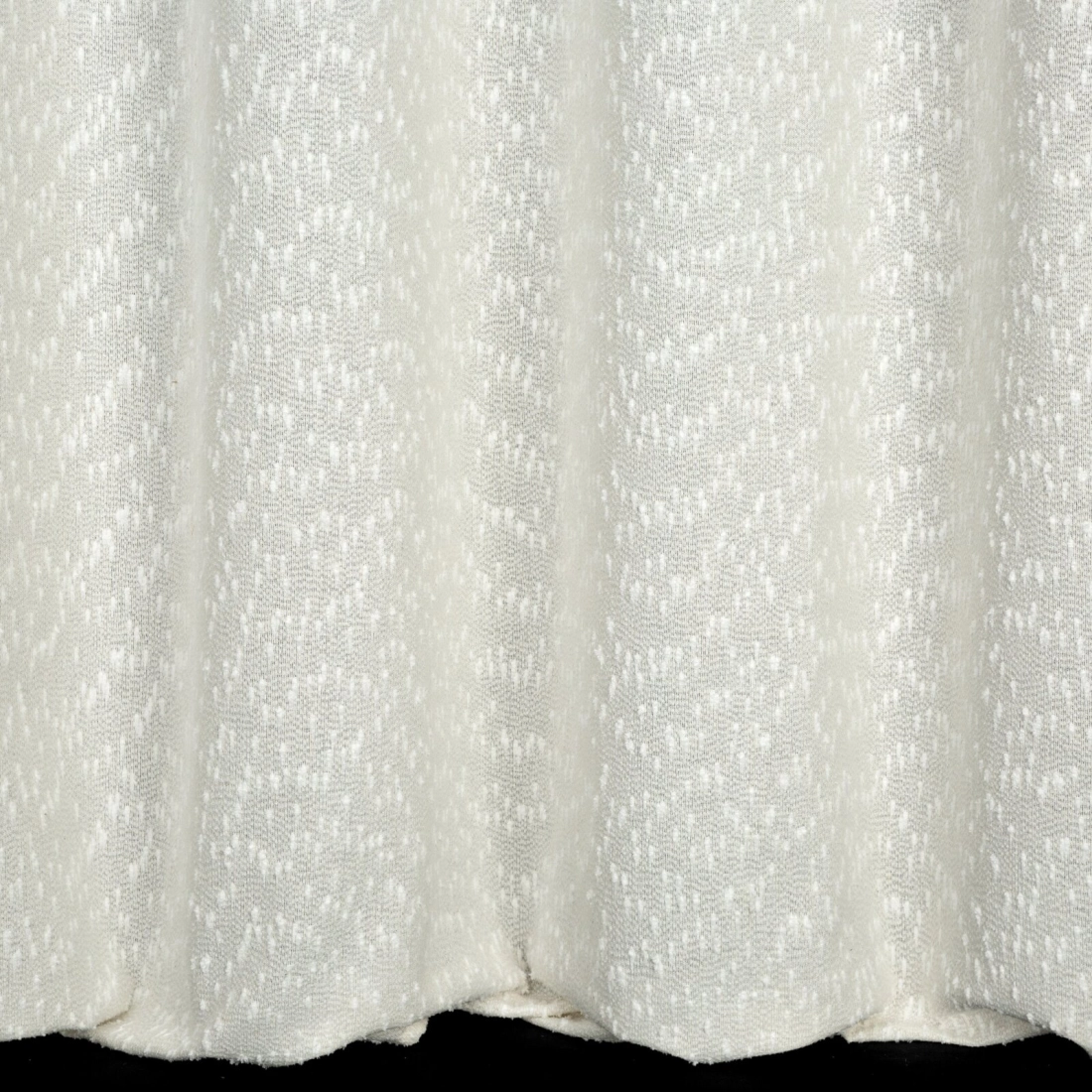 Záves 140x260 cm zamatový krémový na kovové krúžky SAND