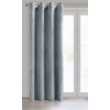Záves 140x260 cm zamatový sivý na kovové krúžky MELANIE