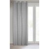 Záves 140x260 cm zamatový sivý na kovové krúžky SAND