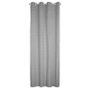 Záves 140x260 cm zamatový sivý na kovové krúžky SAND