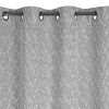 Záves 140x260 cm zamatový sivý na kovové krúžky SAND