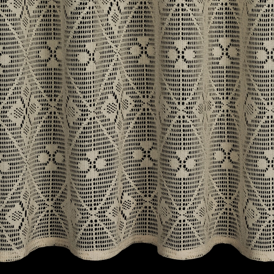 Záves 140x270 cm bavlnený jasnobéžový na riasiacu pásku NELA