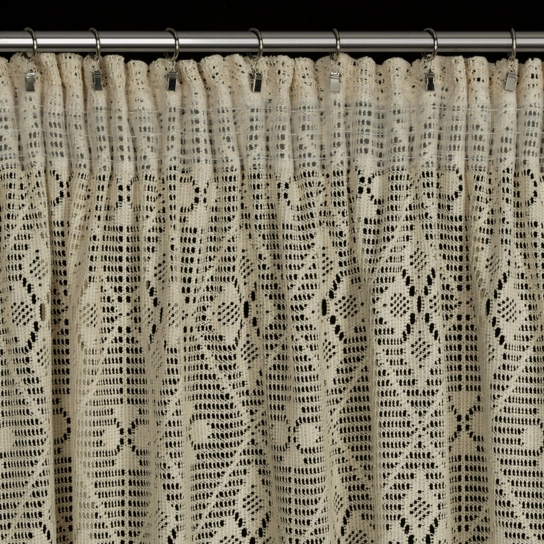 Záves 140x270 cm bavlnený jasnobéžový na riasiacu pásku NELA