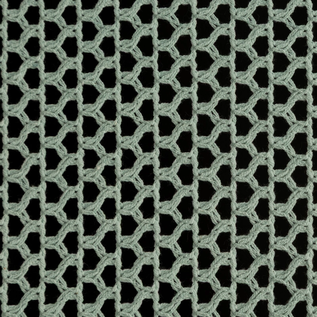 Záves 140x270 cm bavlnený z sieťky mätový na riasiacu pásku GABBY