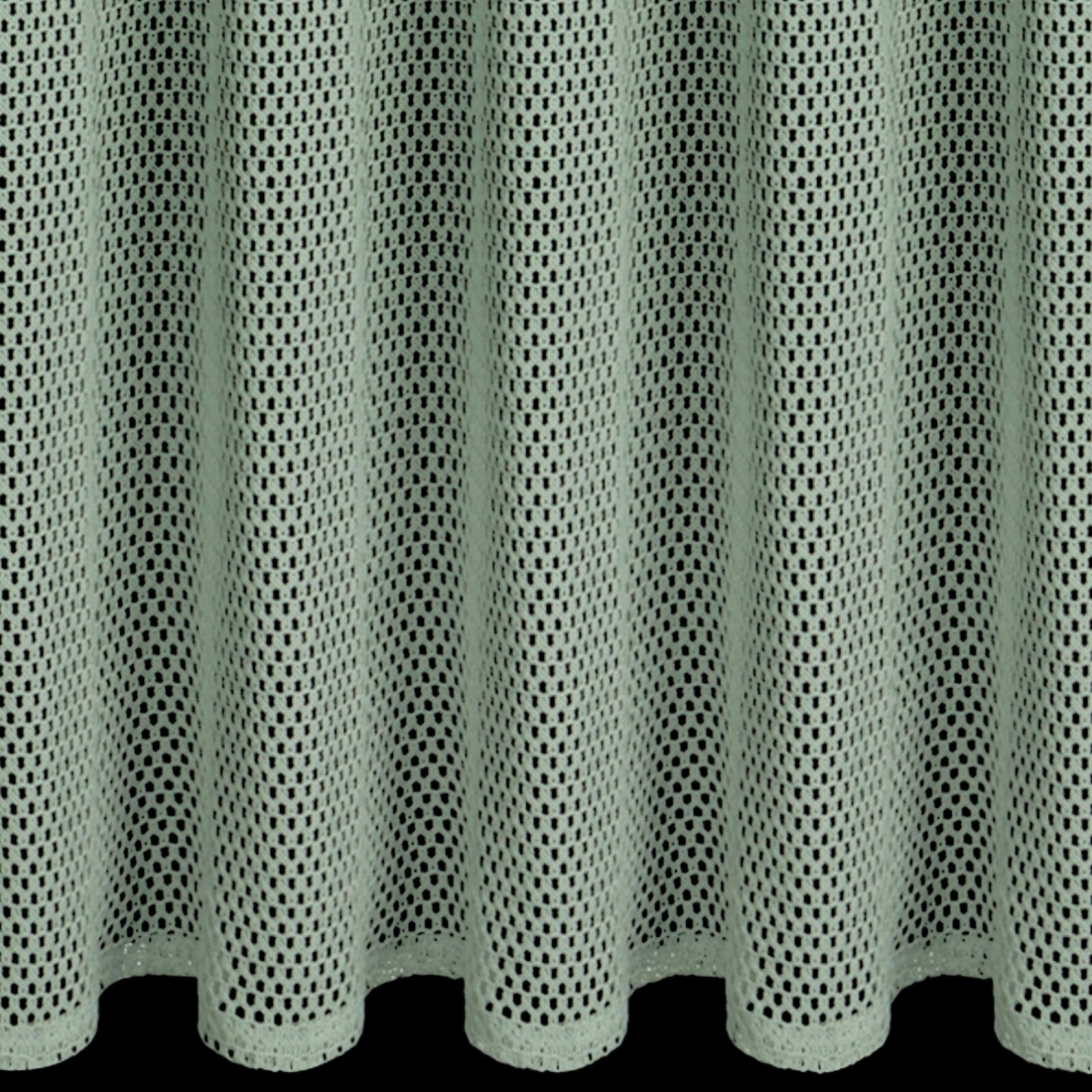 Záves 140x270 cm bavlnený z sieťky mätový na riasiacu pásku GABBY