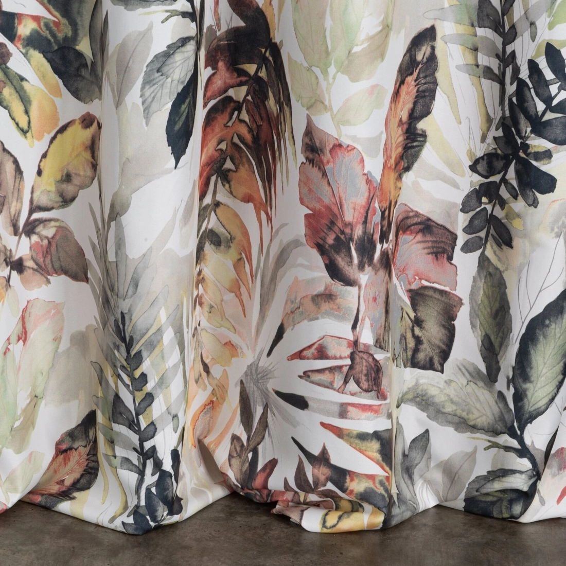 Záves 140x270 cm bielo-oceľový na riasiacu pásku ADELINE