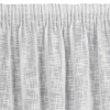 Záves 140x270 cm biely matný polyester na riasiacu pásku RUBI