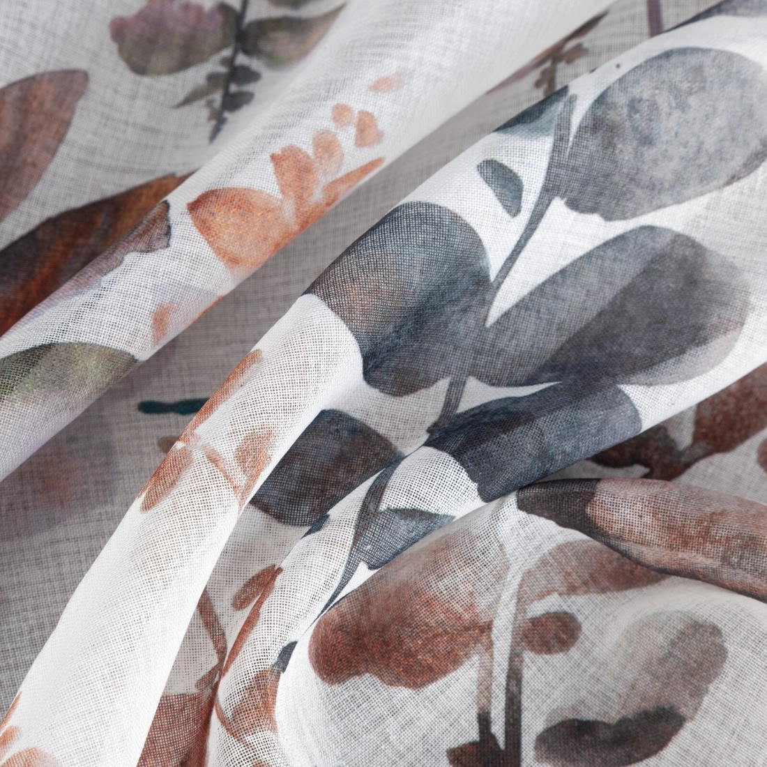 Záves 140x270 cm biely, sivý na riasiacu pásku MARINA