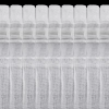 Záves 140x270 cm biely so strieborným vzorom na riasiacu pásku ARLENA
