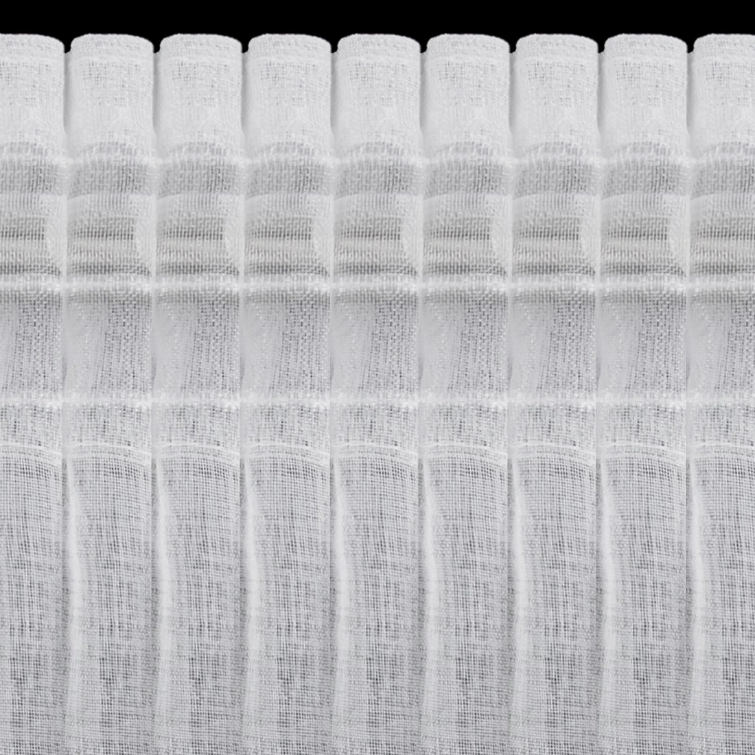 Záves 140x270 cm biely so strieborným vzorom na riasiacu pásku ARLENA