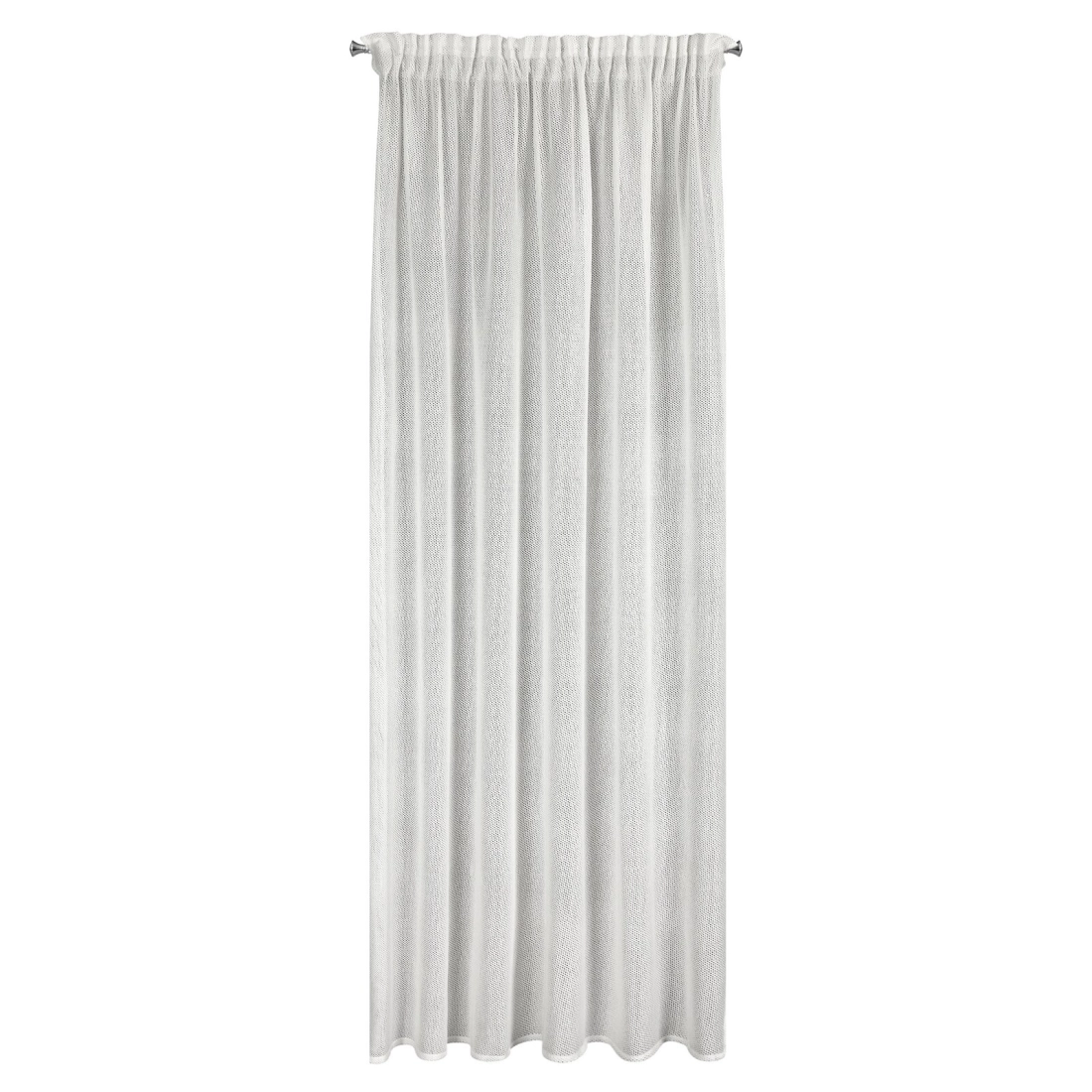 Záves 140x270 cm biely zamatový na riasiacu pásku ALEKSA