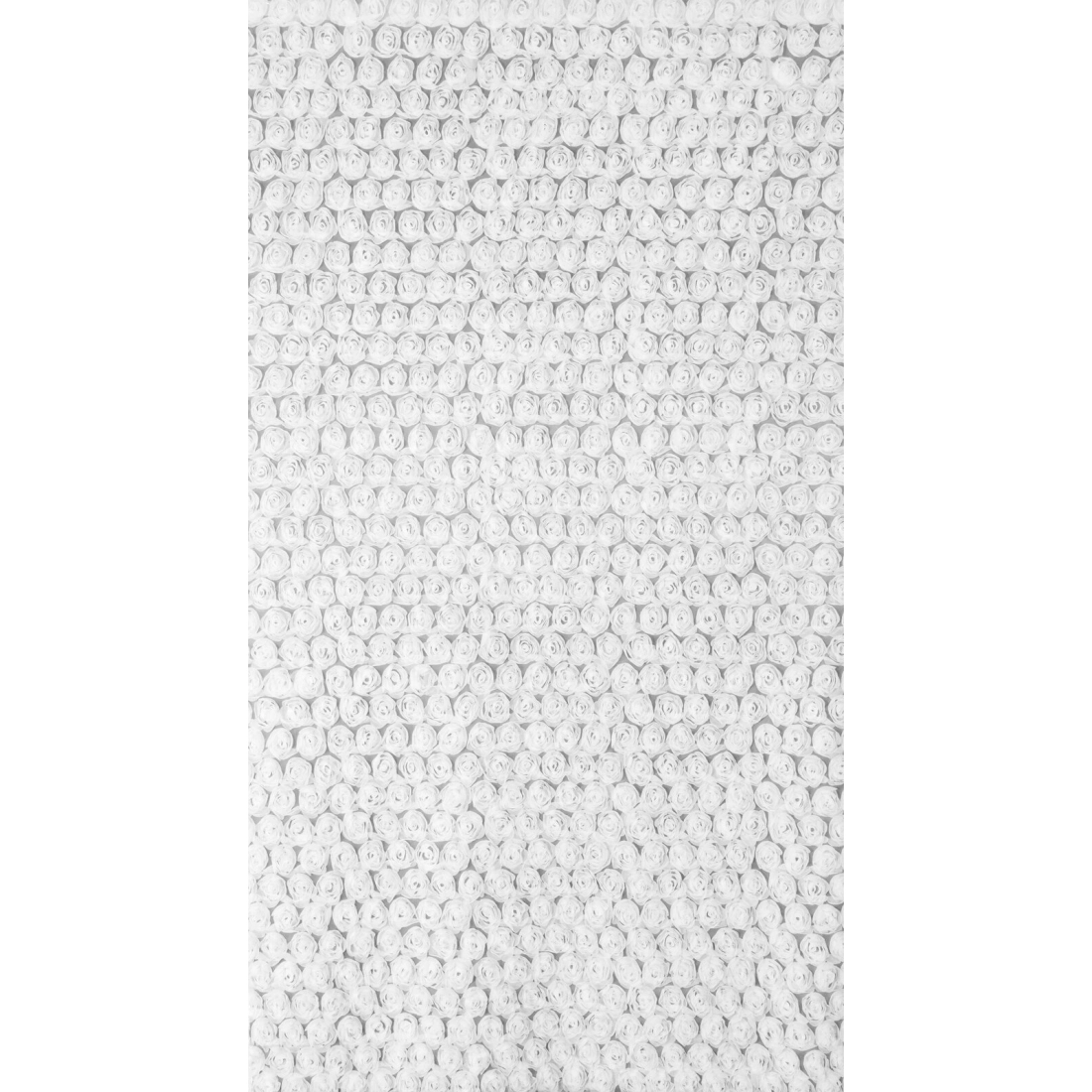 Záves 140x270 cm biely zamatový na riasiacu pásku ROSES1 Eva Minge