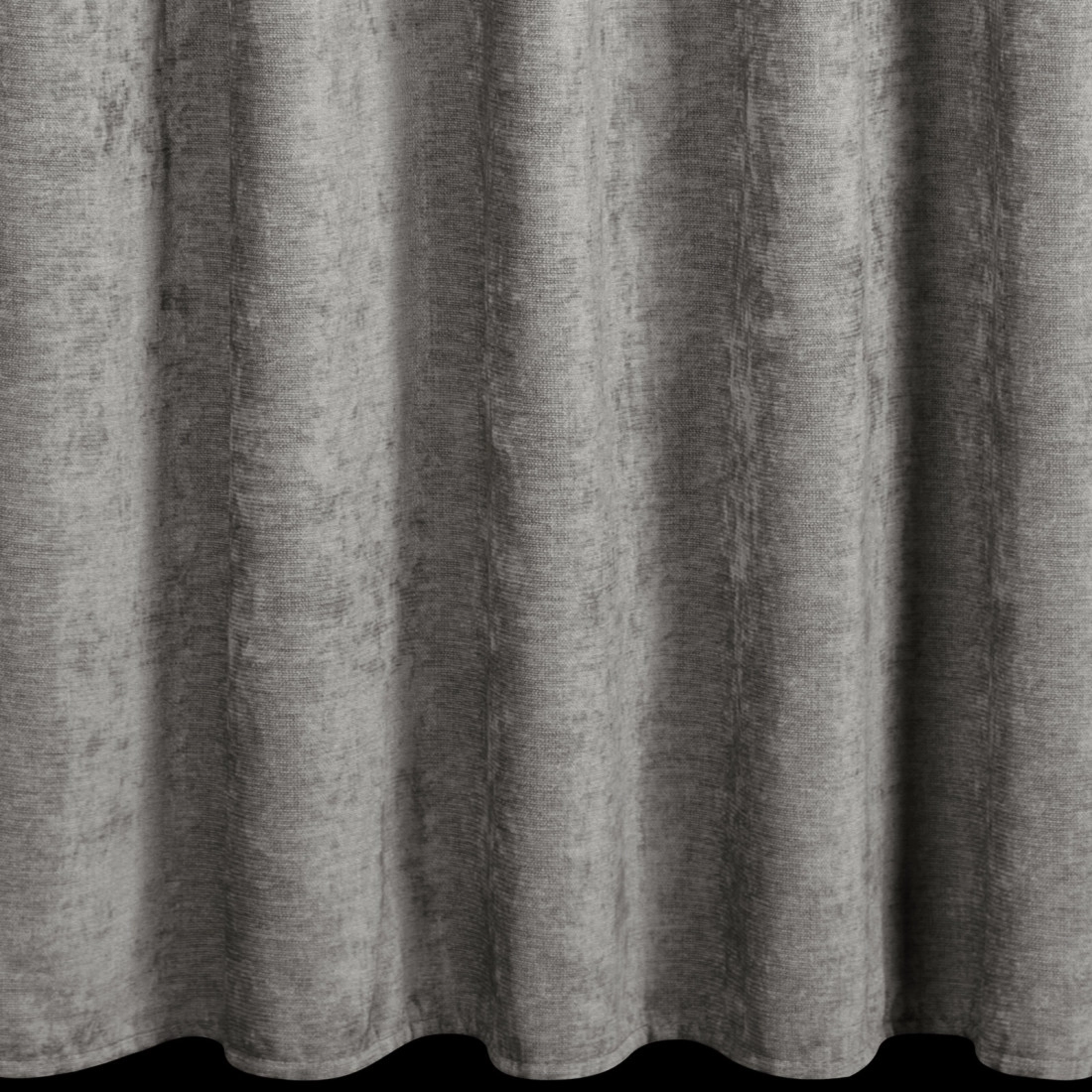 Záves 140x270 cm chenilový sivý na riasiacu pásku VANI