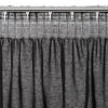 Záves 140x270 cm čierny moherový na riasiacu pásku AGIS