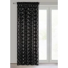Záves 140x270 cm čierny, strieborný zatemňujúci na riasiacu pásku MILI