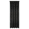 Záves 140x270 cm čierny, strieborný zatemňujúci na riasiacu pásku MILI