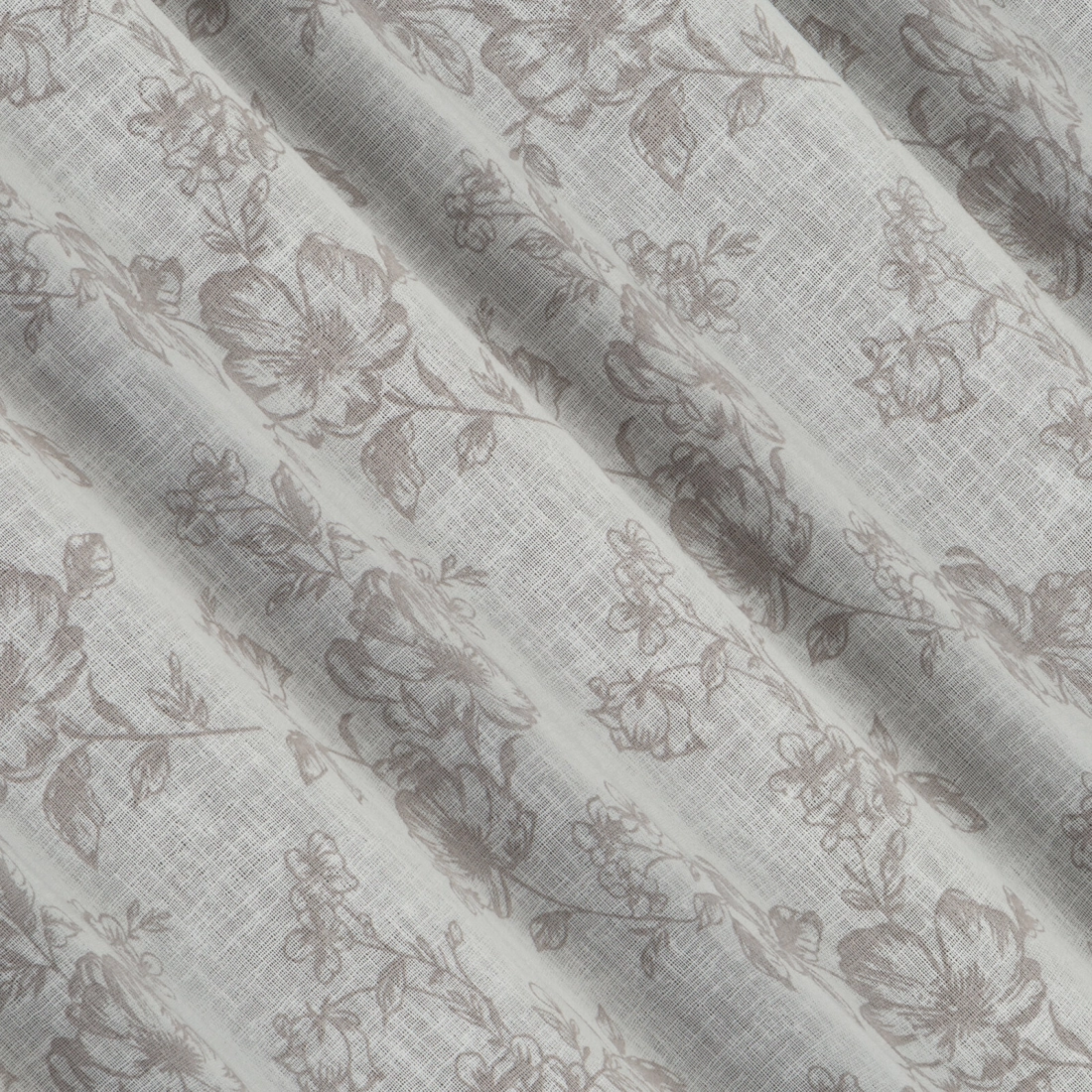 Záves 140x270 cm etamínový bielo-sivý na riasiacu pásku WIKI