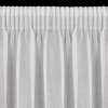 Záves 140x270 cm etamínový biely striebrný na riasiacu pásku GLORI