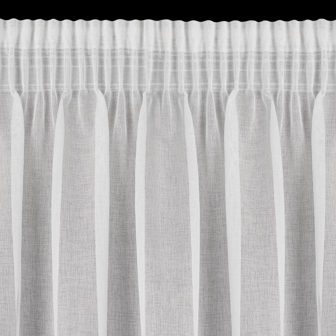 Záves 140x270 cm etamínový biely striebrný na riasiacu pásku GLORI