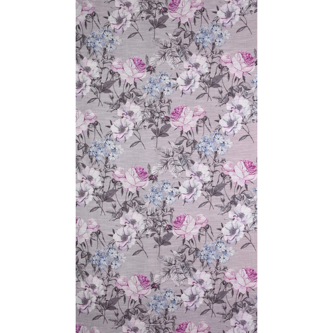 Záves 140x270 cm etamínový ružový fialový na riasiacu pásku HONEY