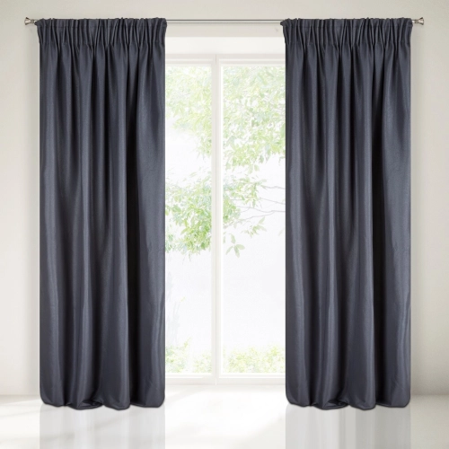 Záves 140x270 cm granátový na riasiacu pásku AGGIE