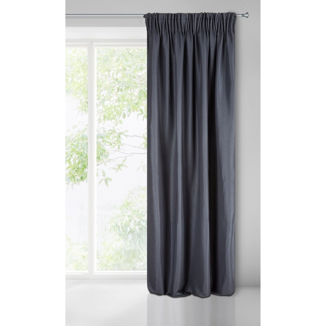 Záves 140x270 cm granátový na riasiacu pásku AGGIE