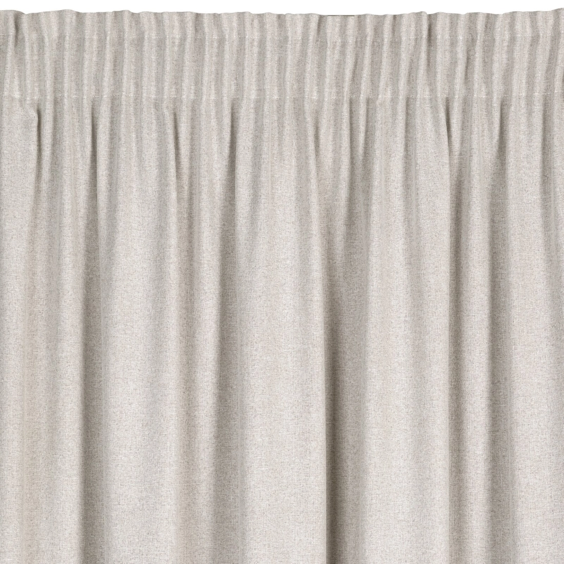 Záves 140x270 cm jasnobéžový na riasiacu pásku ERIS