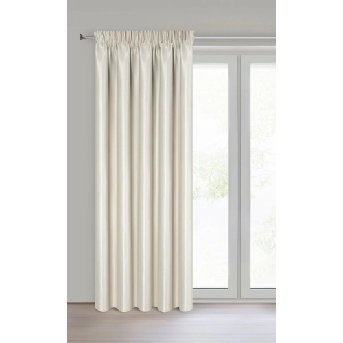 Záves 140x270 cm krémový na riasiacu pásku SELINA