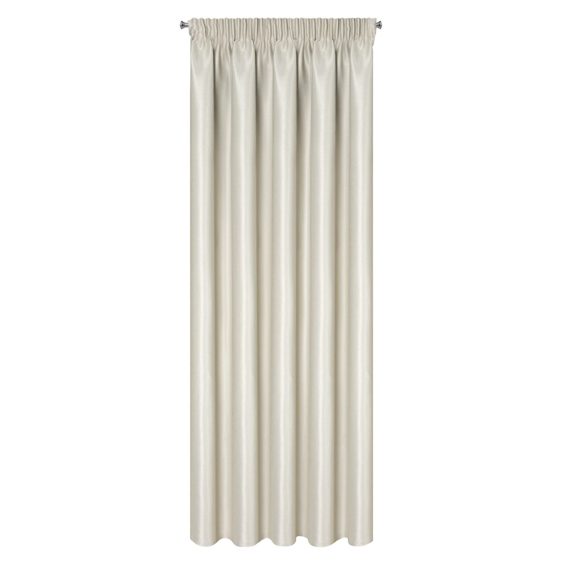 Záves 140x270 cm krémový na riasiacu pásku SELINA