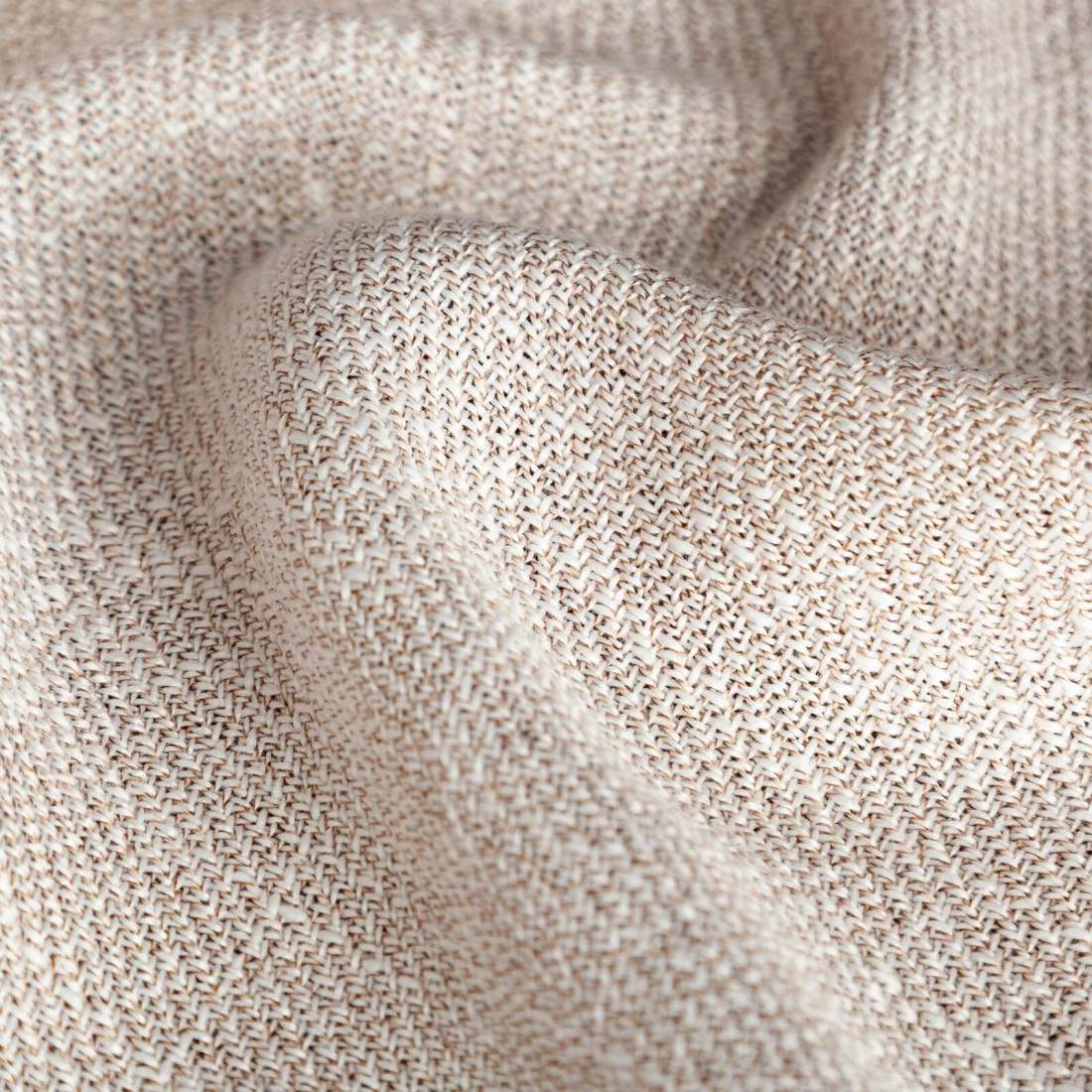 Záves 140x270 cm matný béžový na riasiacu pásku LEYA