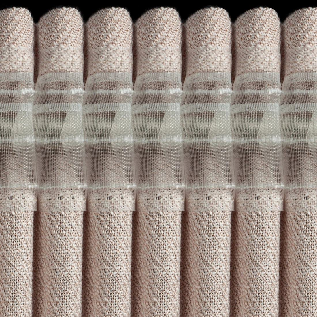 Záves 140x270 cm matný béžový na riasiacu pásku LEYA