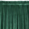 Záves 140x270 cm matný zamatový fľaškovo zelený na riasiacu pásku MELANIE