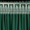 Záves 140x270 cm matný zamatový fľaškovo zelený na riasiacu pásku MELANIE