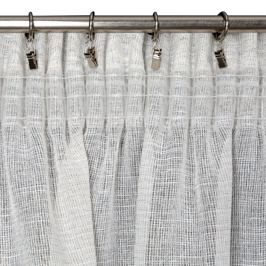 Záves 140x270 cm polyester prírodná farba na riasiacu pásku tunel KATRIN