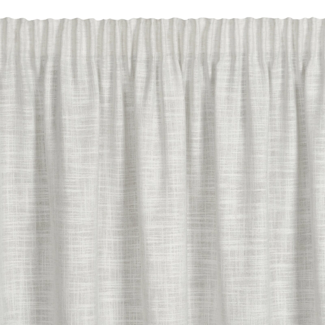 Záves 140x270 cm polyesterovo-ľanový béžový strieborný na riasiacu pásku ROSI