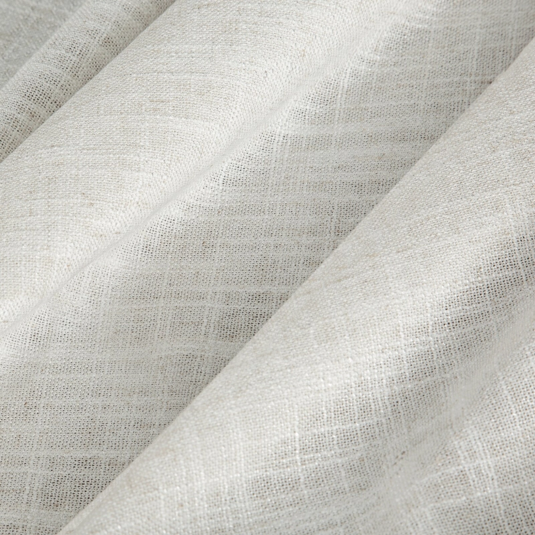 Záves 140x270 cm polyesterovo-ľanový béžový strieborný na riasiacu pásku ROSI