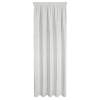Záves 140x270 cm polyesterovo-ľanový krémový striebristý na riasiacu pásku ROSI