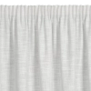 Záves 140x270 cm polyesterovo-ľanový krémový striebristý na riasiacu pásku ROSI