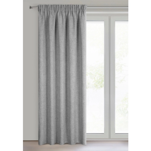 Záves 140x270 cm polyesterový strieborný na riasiacu pásku JULA2