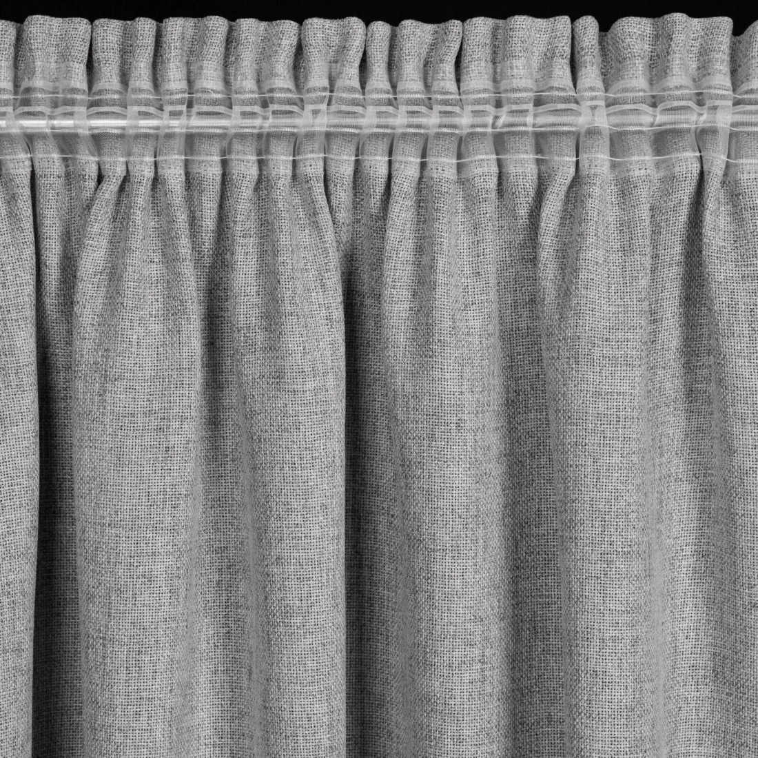 Záves 140x270 cm polyesterový strieborný na riasiacu pásku JULA2
