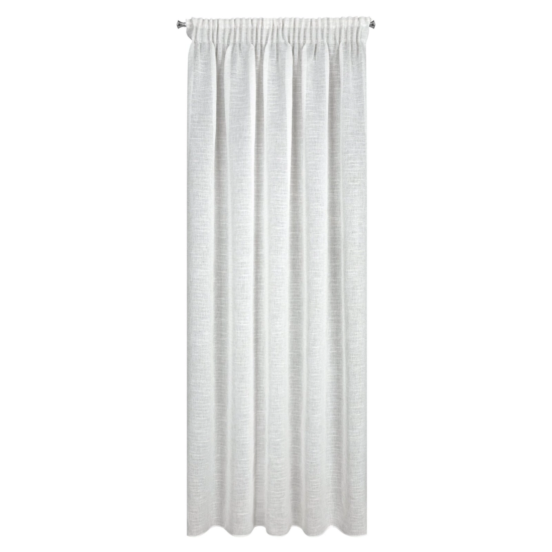 Záves 140x270 cm polyestr prirodná farba na riasiacu pásku KELSI