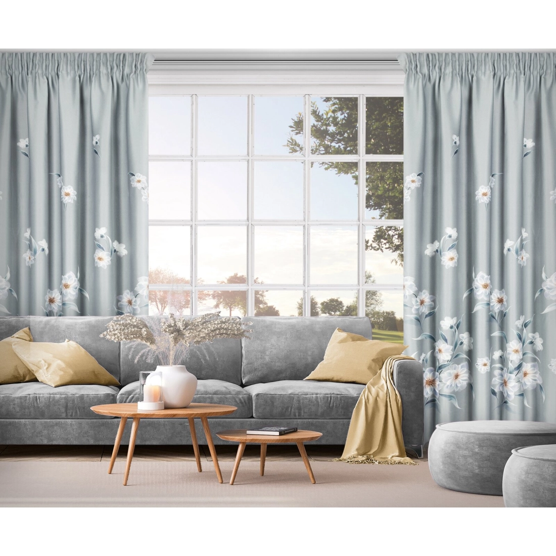 Záves 140x270 cm polyestr zaciemňujúci strieborný ružový na riasiacu pásku NILA