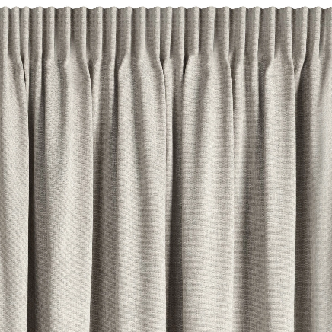 Záves 140x270 cm sčesávaný s lienovým vzhľadom, sieťovaný, s tunelom na tyč, sivý