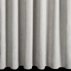 Záves 140x270 cm sčesávaný s lienovým vzhľadom, sieťovaný, s tunelom na tyč, sivý