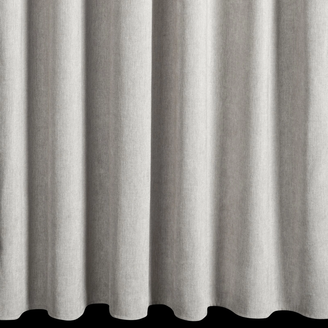 Záves 140x270 cm sčesávaný s lienovým vzhľadom, sieťovaný, s tunelom na tyč, sivý