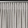 Záves 140x270 cm sčesávaný s lienovým vzhľadom, sieťovaný, s tunelom na tyč, sivý