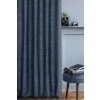 Záves 140x270 cm sietkovaný melírovaný tmavomodrý na riasiacu pásku PALERMO 1 Terra Collection