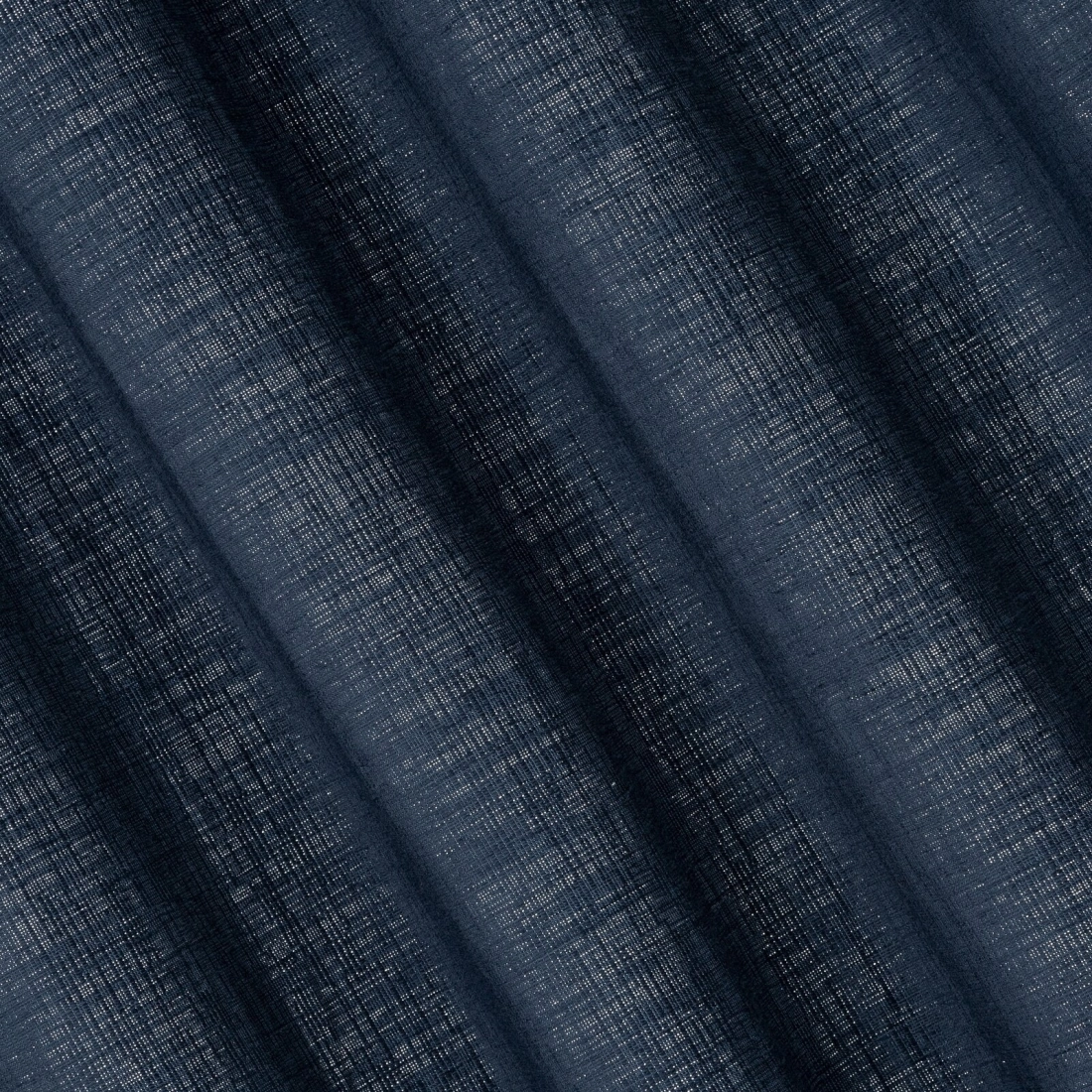 Záves 140x270 cm sietkovaný melírovaný tmavomodrý na riasiacu pásku PALERMO 1 Terra Collection